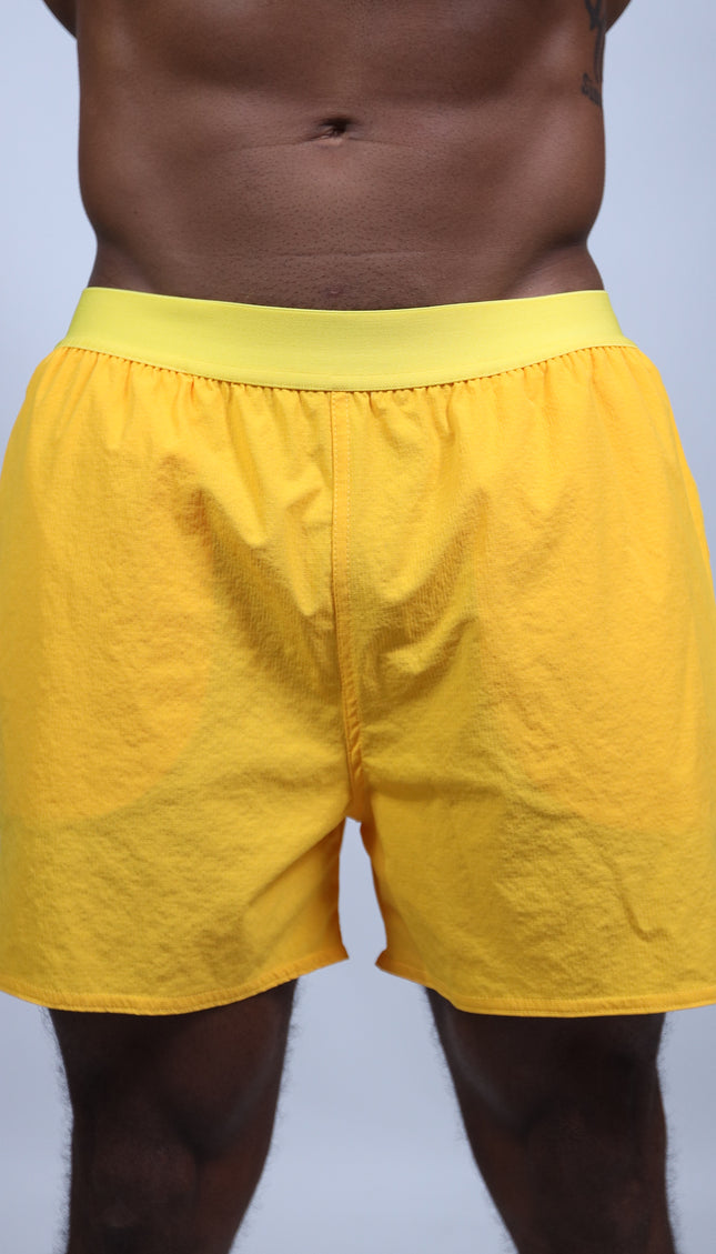 Short ZB Cross Grid Amarelo