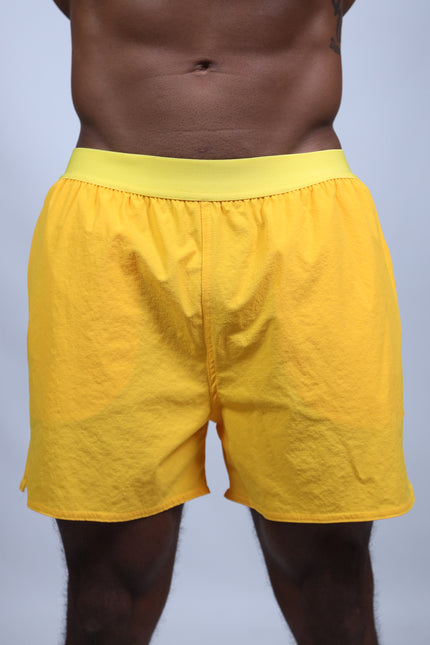 Short ZB Cross Grid Amarelo