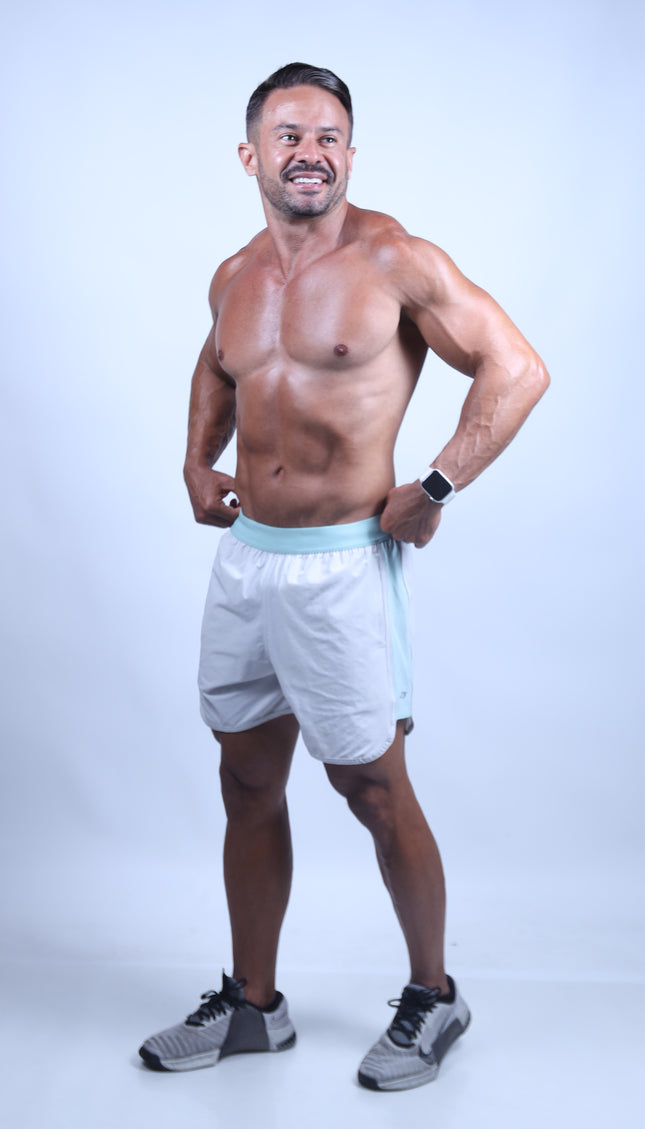 Short ZB Line Ultra Silver/Menta