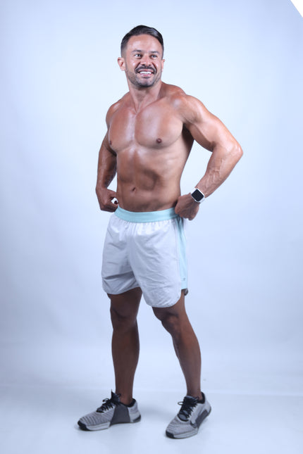 Short ZB Line Ultra Silver/Menta