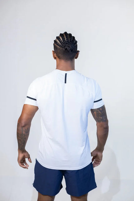 Camiseta ZB Rugby Bolt Branco/Preto