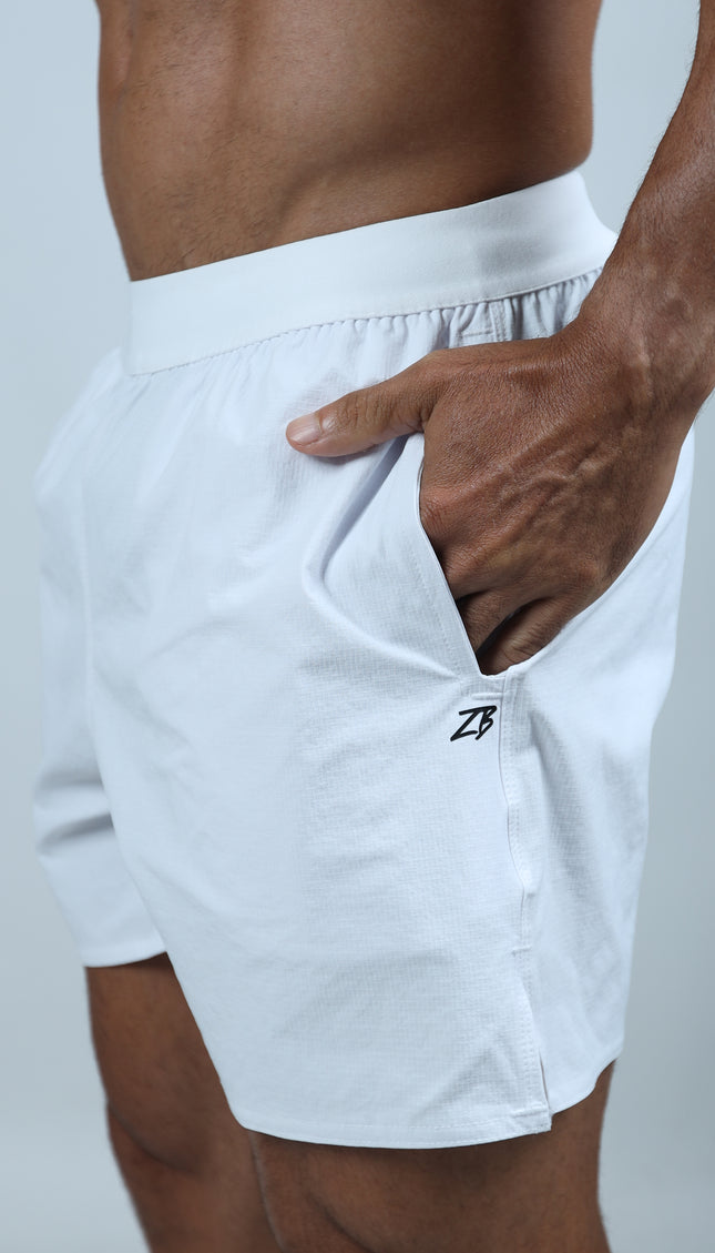 Short ZB Cross Grid Branco