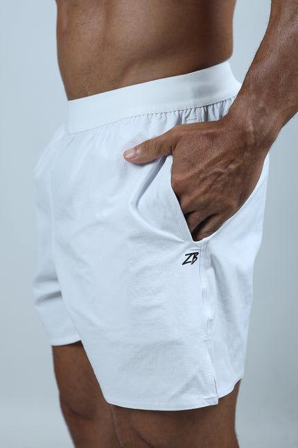 Short ZB Cross Grid Branco