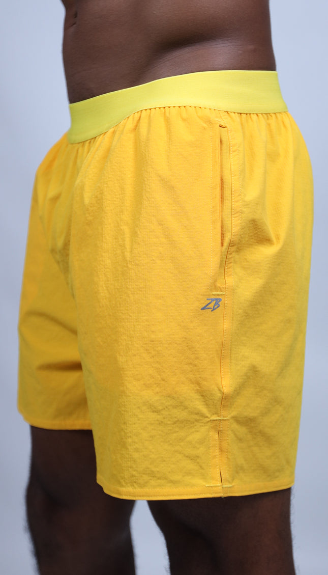 Short ZB Cross Grid Amarelo