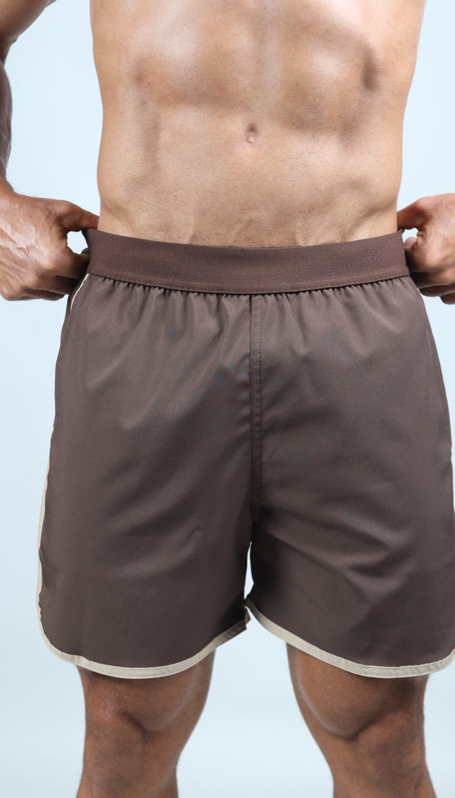 Short ZB Line Tech Power Café/Canela