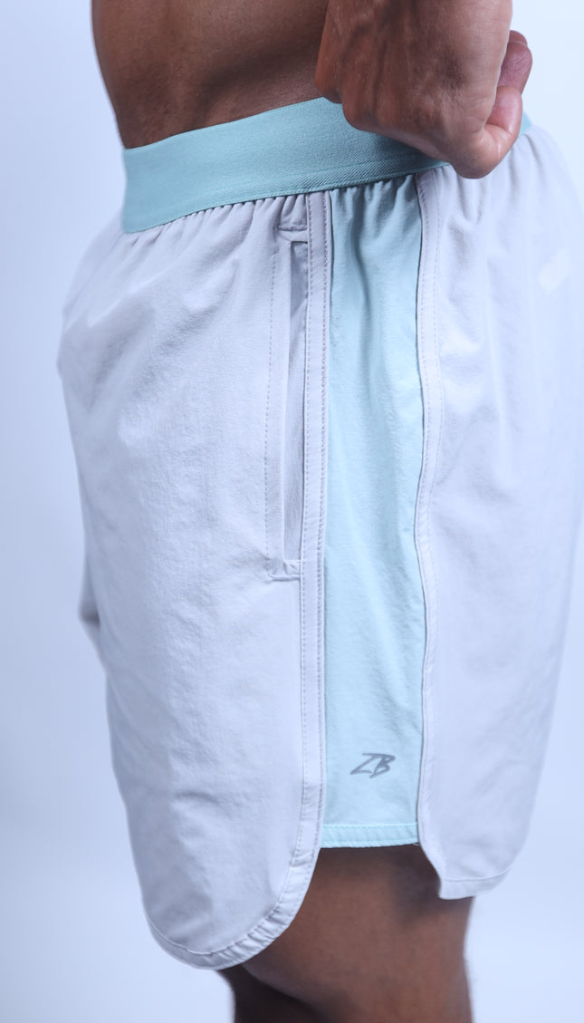 Short ZB Line Ultra Silver/Menta