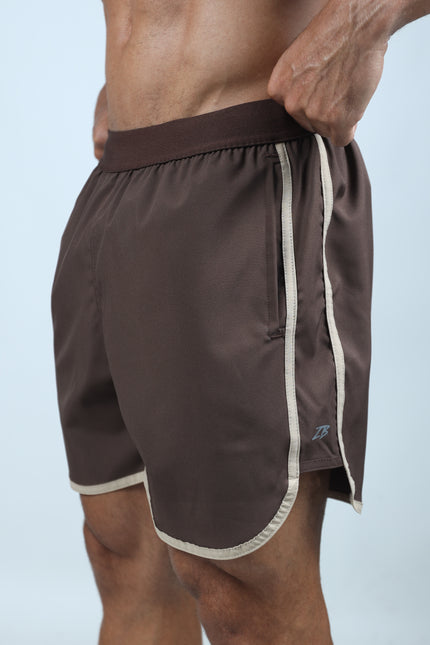 Short ZB Line Tech Power Café/Canela
