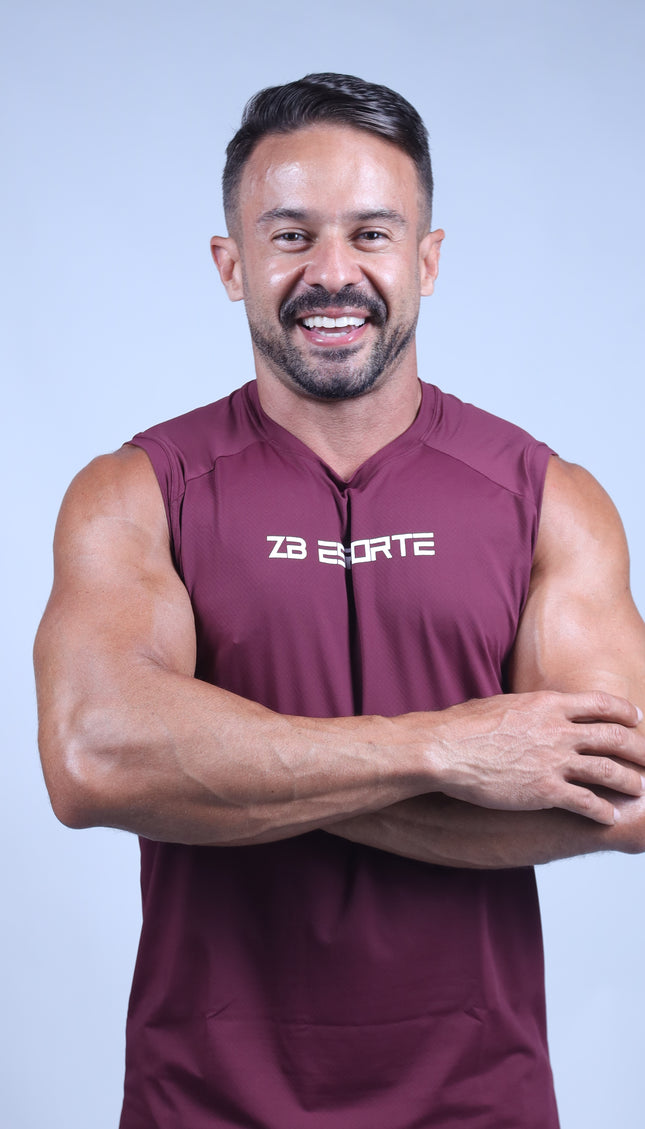 Regata ZB Machão Neutrons Bolt Bordô