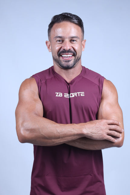 Regata ZB Machão Neutrons Bolt Bordô