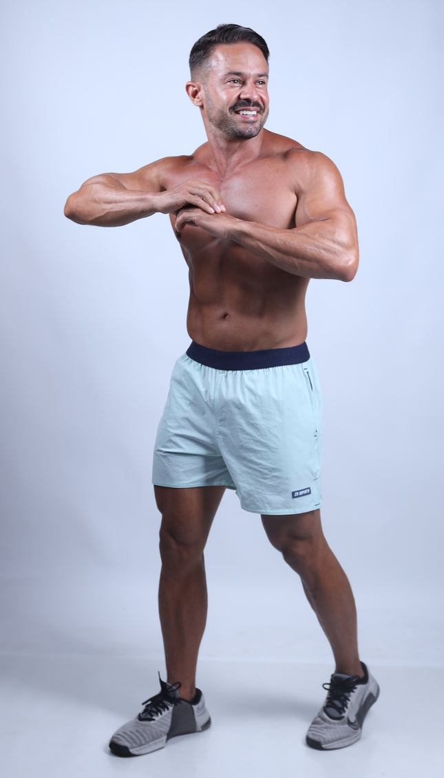 Short ZB Cross Ultra Menta/Marinho