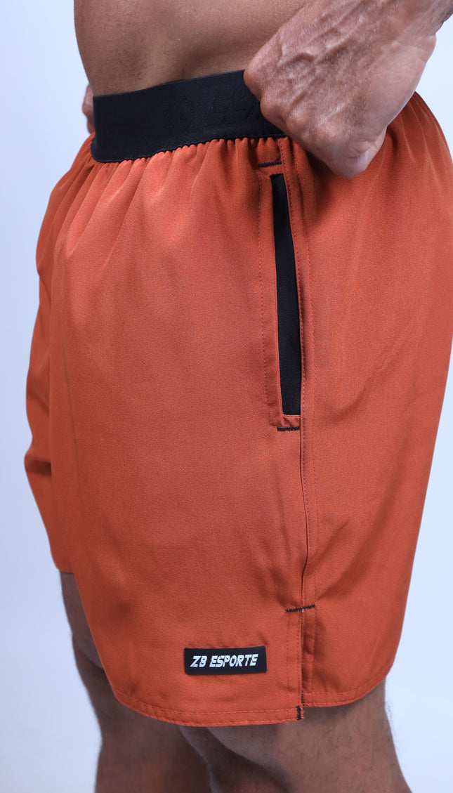 Short ZB Cross Tech Air Terracota/Preto