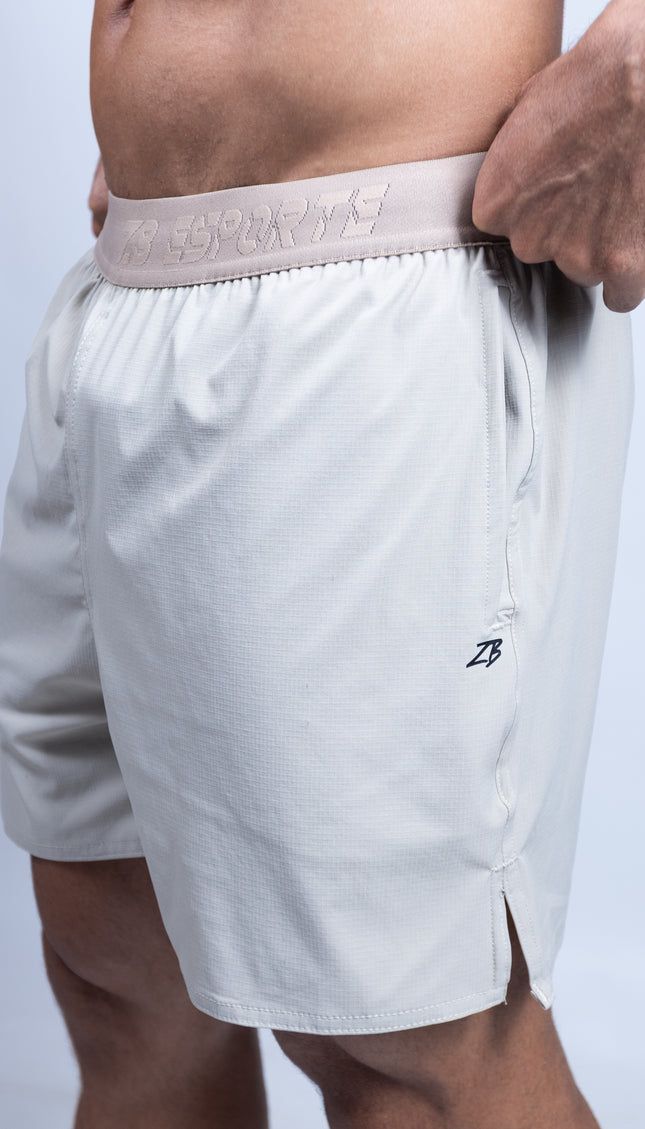 Short ZB Cross Grid Areia