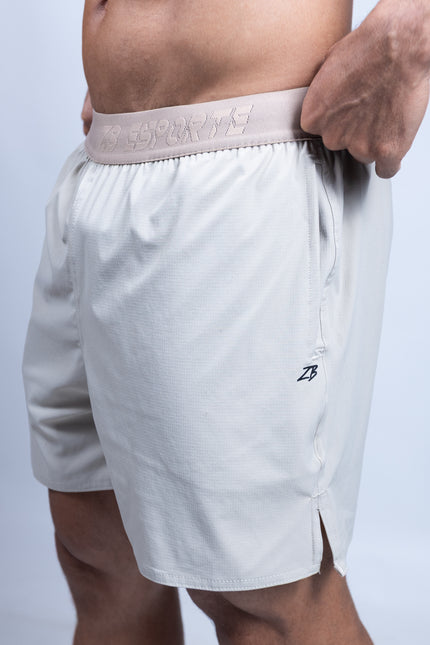 Short ZB Cross Grid Areia