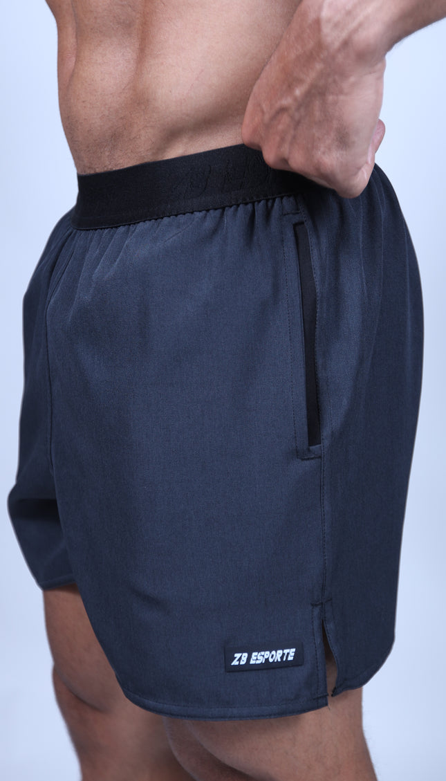 Short ZB Cross Mesclado Carbon/Preto