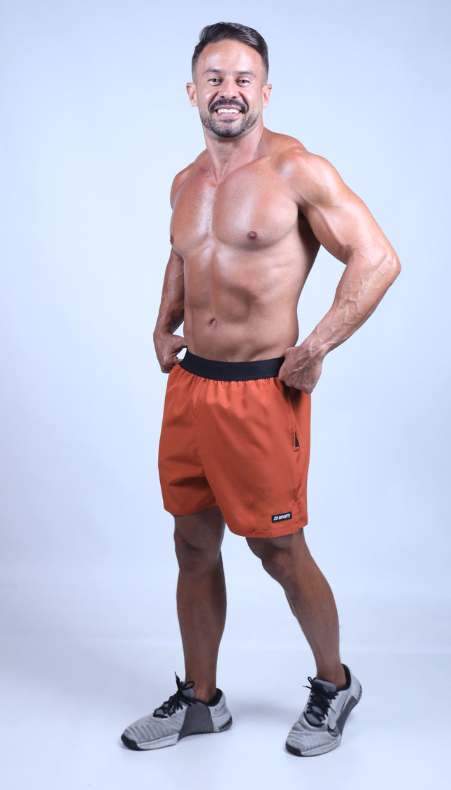 Short ZB Cross Tech Air Terracota/Preto