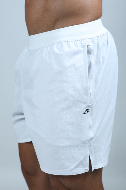 Short ZB Cross Grid Branco