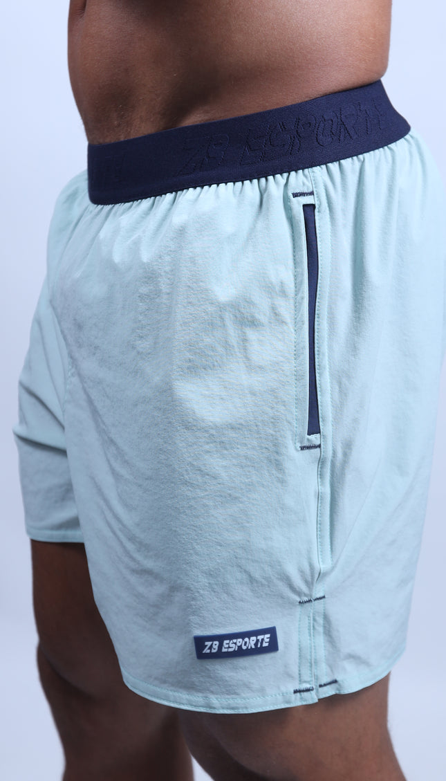 Short ZB Cross Ultra Menta/Marinho