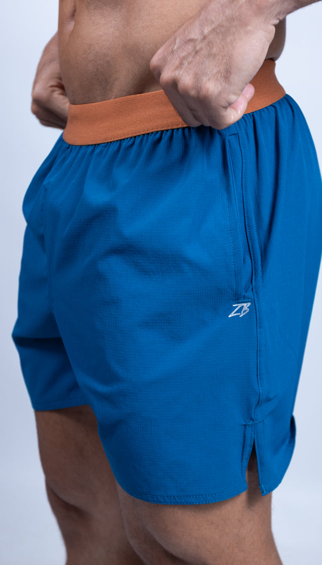 Short ZB Cross Grid Índigo