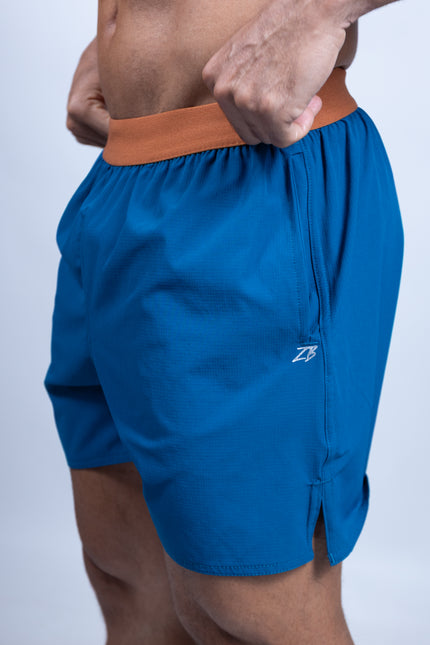 Short ZB Cross Grid Índigo