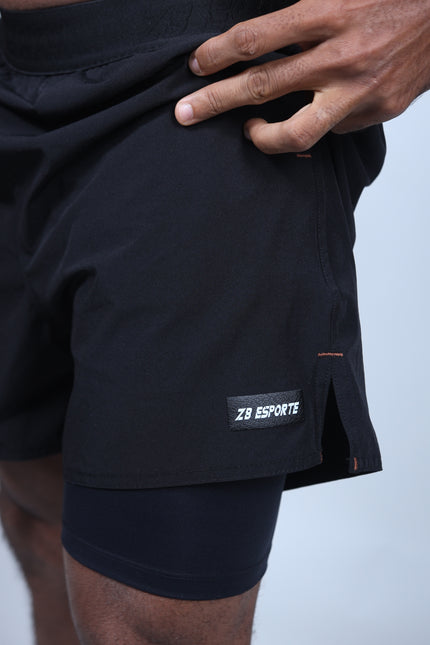 Short ZB Cross Compress (2em1) Ultra Black/Bronze
