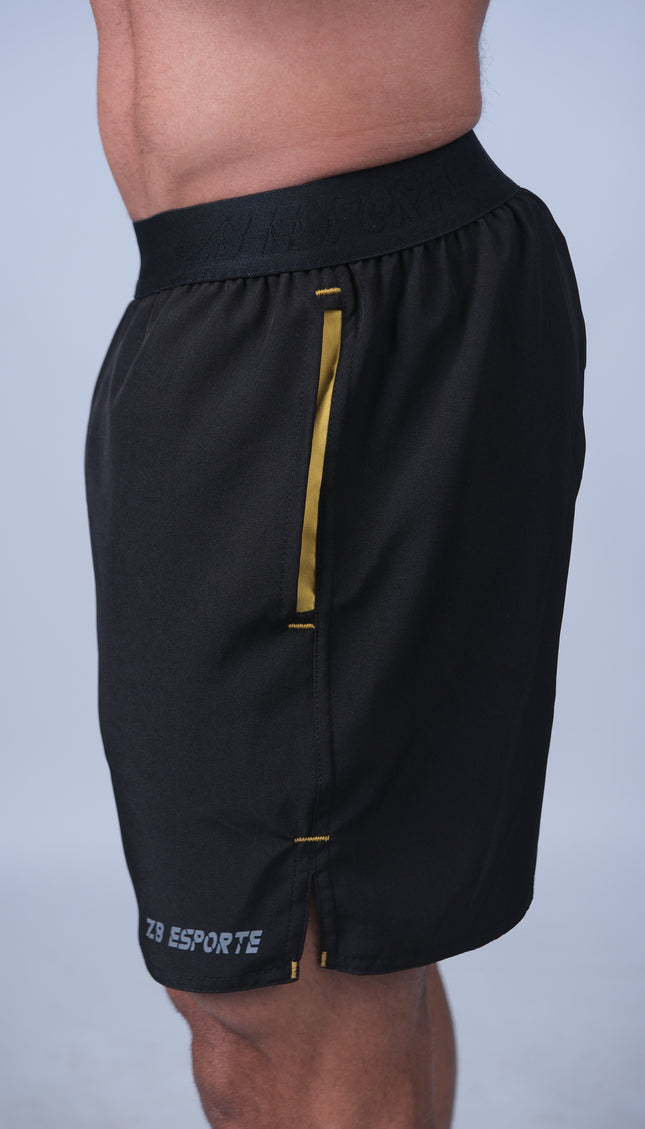 Short ZB Cross Tech Air Preto/Amarelo