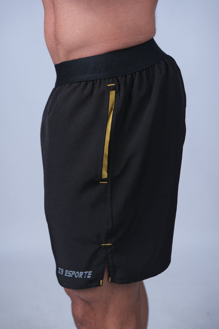 Short ZB Cross Tech Air Preto/Amarelo