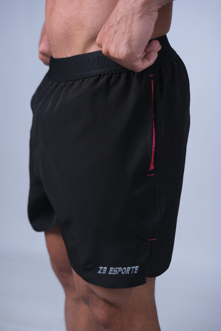 Short ZB Cross Tech Air Preto/Rosa
