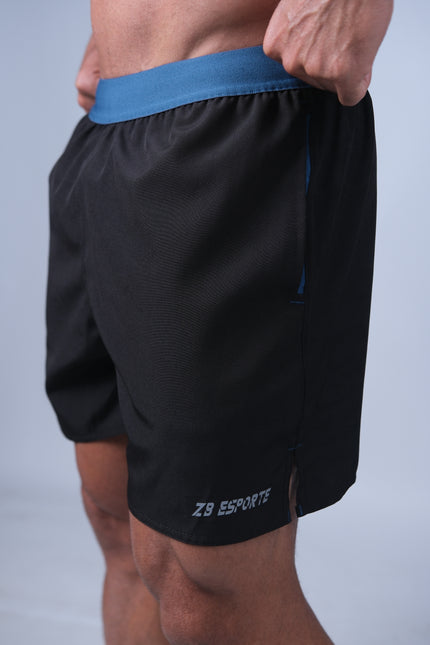 Short ZB Cross Tech Air Preto/Petróleo