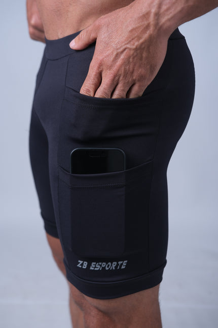 Bermuda ZB Bolt Compress 4 Bolsos Preta