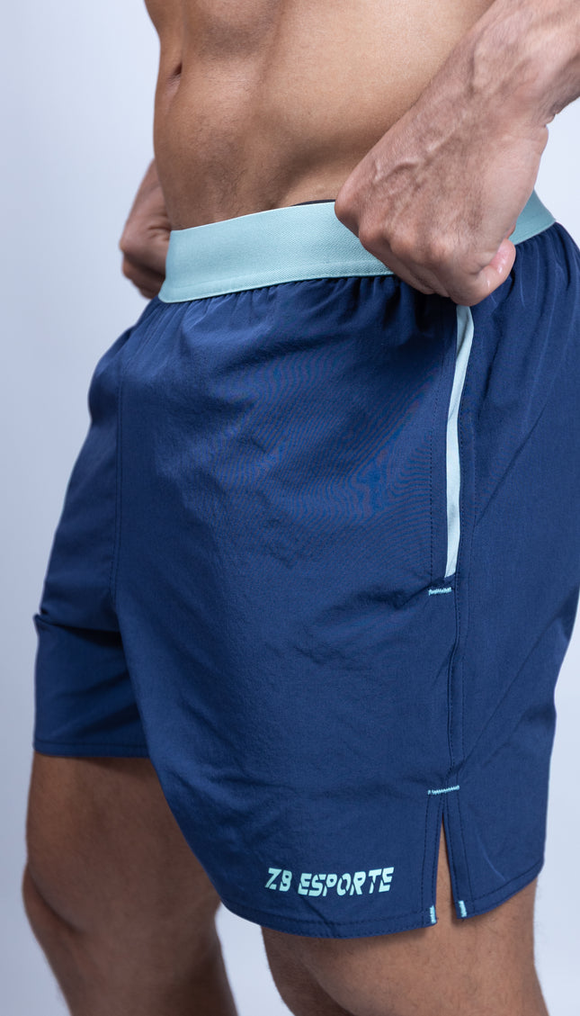 Short ZB Cross Ultra Marinho/Menta