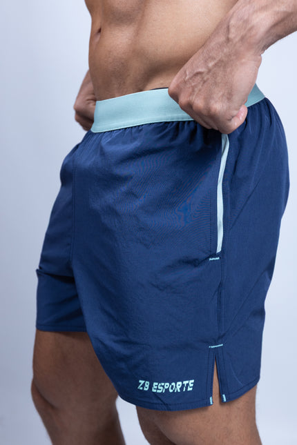 Short ZB Cross Ultra Marinho/Menta