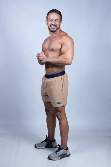 Short ZB Cross Ultra Caramelo/Marinho