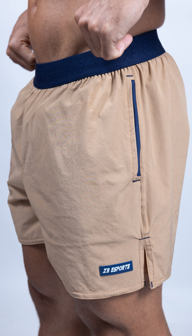 Short ZB Cross Ultra Caramelo/Marinho