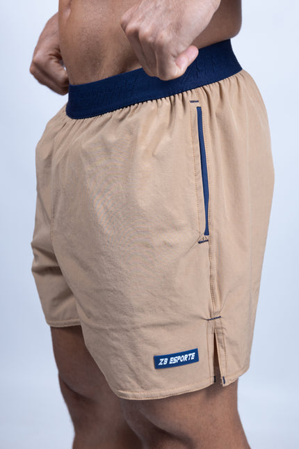 Short ZB Cross Ultra Caramelo/Marinho