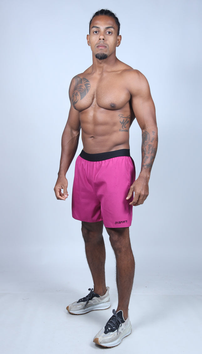 3 Shorts ZB Soft Tech Air Militar/Mostarda/Magenta